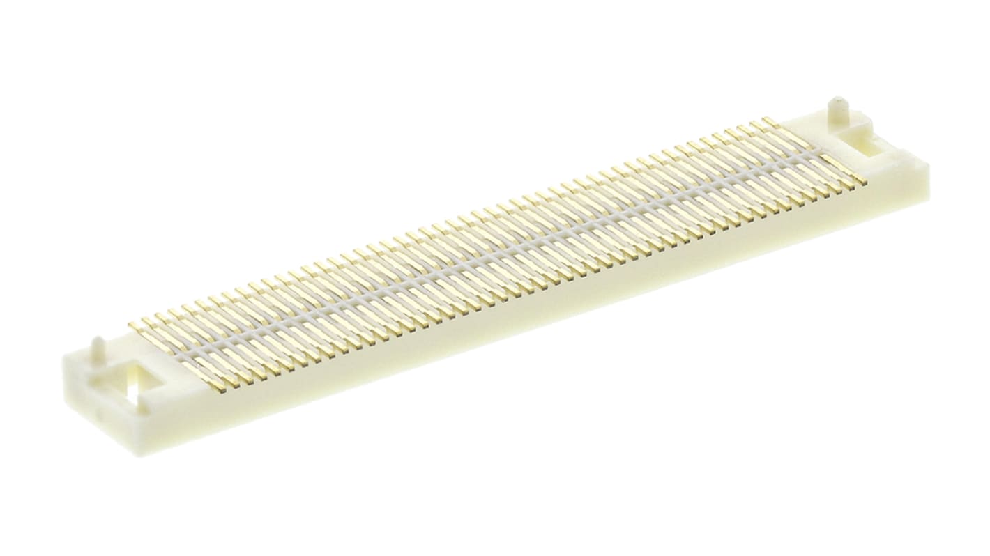 Gniazdo PCB 100 -pinowe raster: 0.6mm typu płytka – płytka Proste SMD