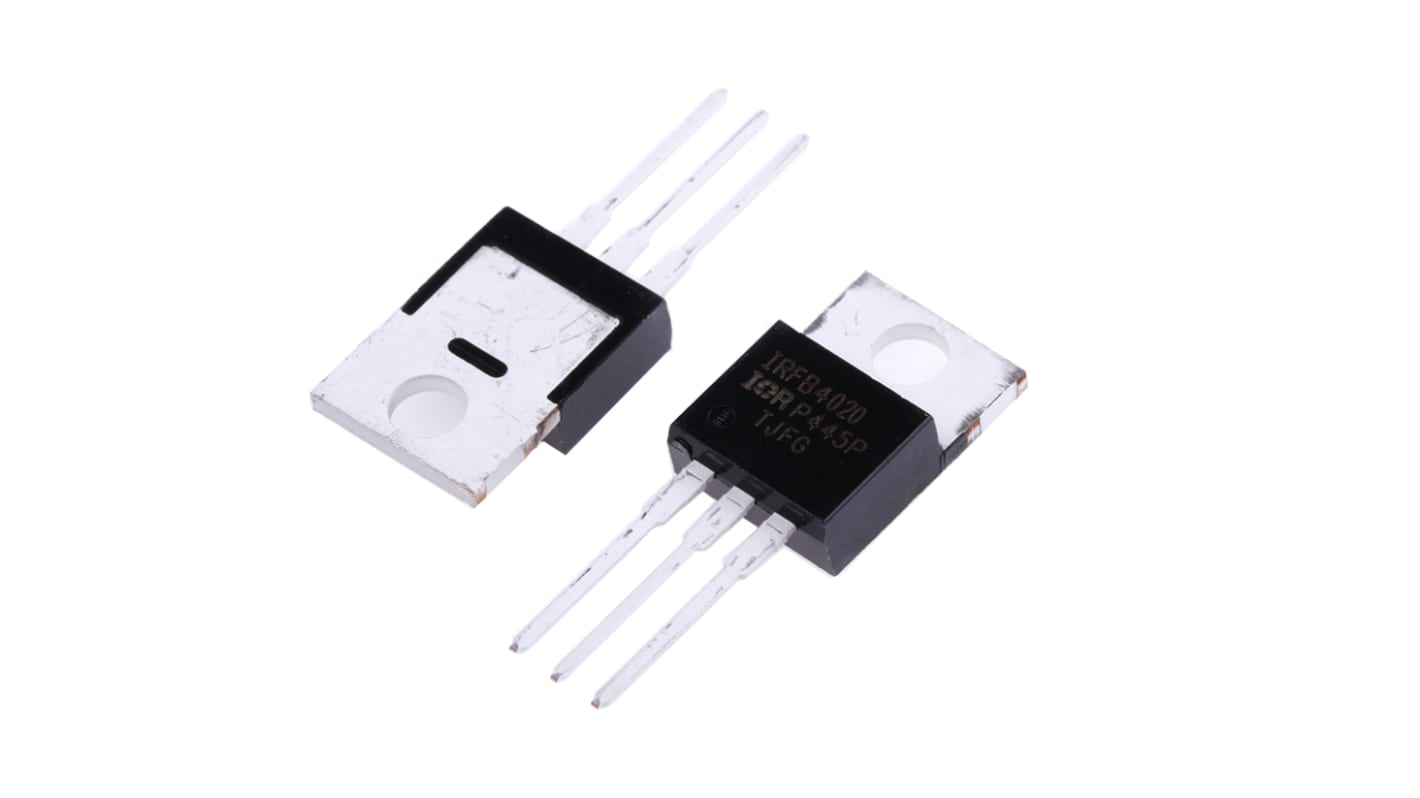 Infineon HEXFET N-Channel MOSFET, 18 A, 200 V, 3-Pin TO-220AB IRFB4020PBF