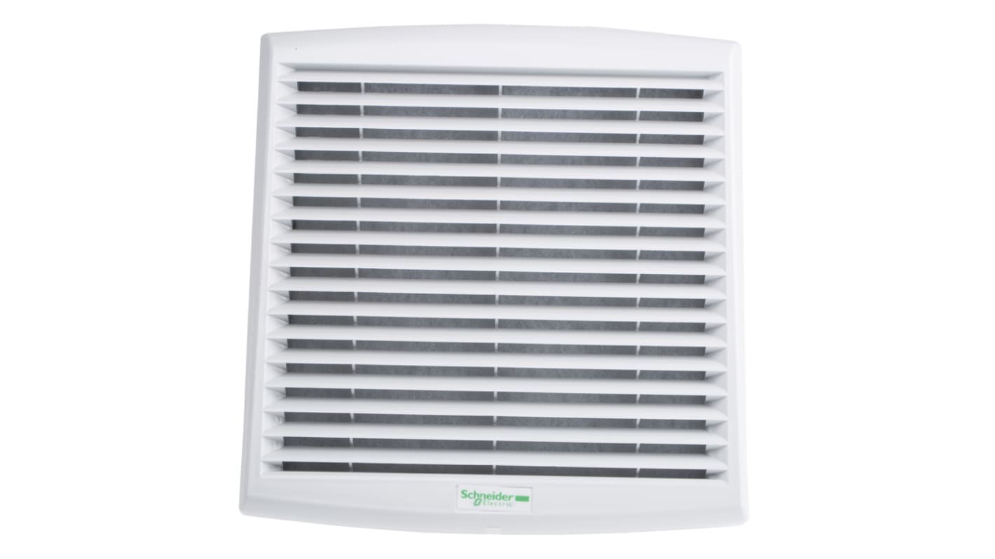 Schneider Electric 过滤风扇, 230 V ac电源, 940mA输入, 14.3W输入, 268 x 248mm, 交流操作, 过滤193m³/h, IP54