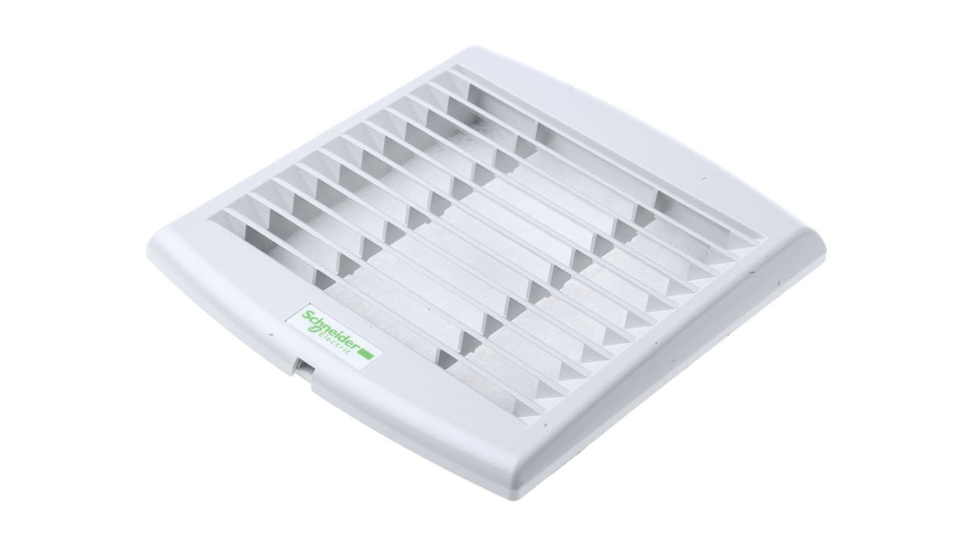 Schneider Electric 塑料格栅风口, 平行百叶片, 170 x 150mm, 灰色, ClimaSys CA系列