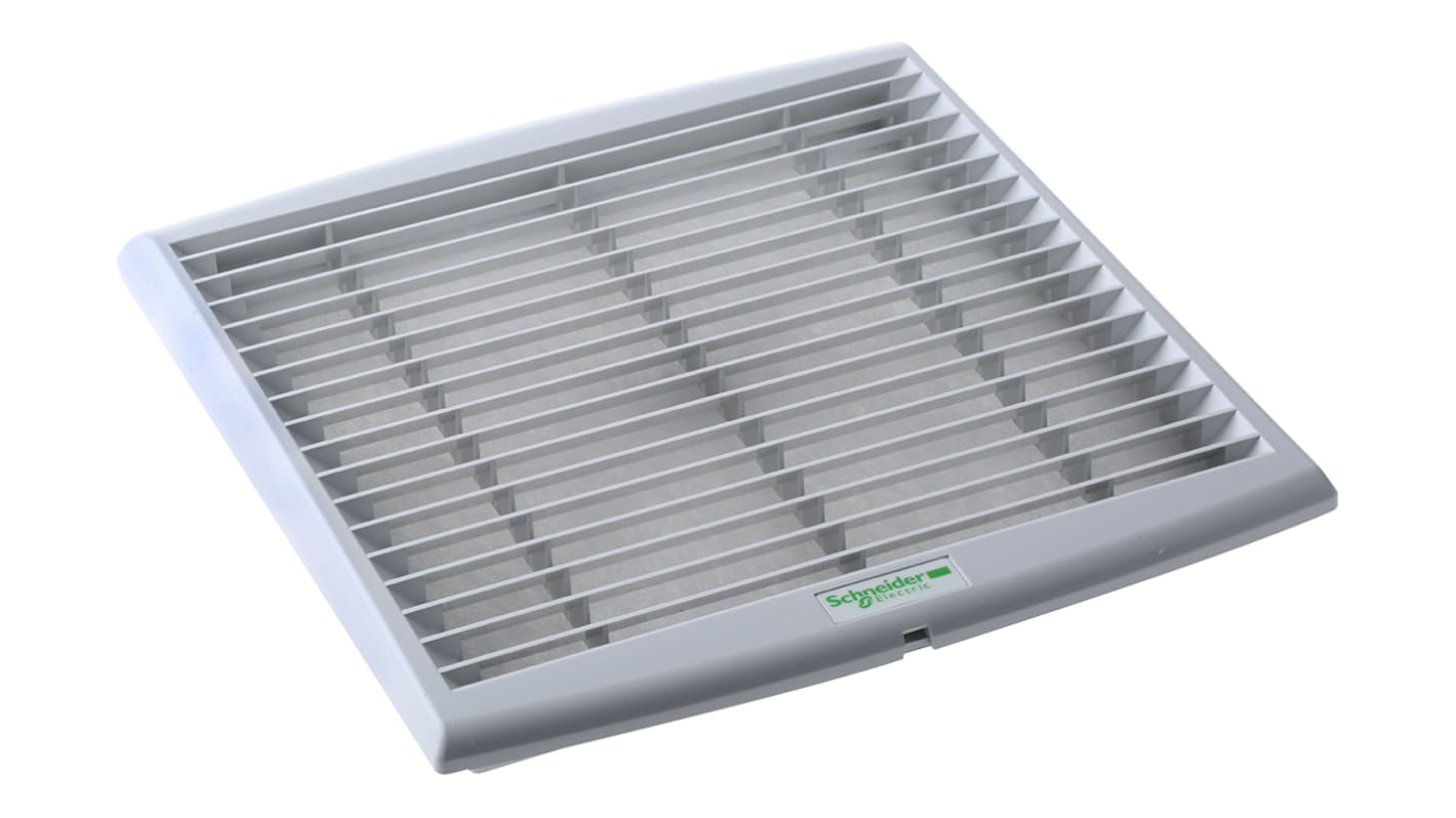Schneider Electric ASA PC格栅, 平行百叶片, 268 x 248mm, 灰色, ClimaSys CA系列