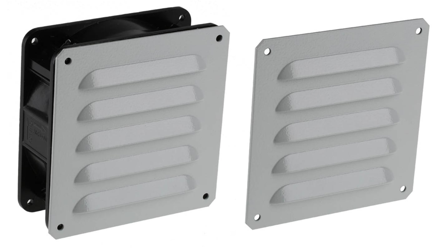 Schneider Electric Filter Fan, 230 V ac, AC Operation, 54m³/h Filtered, 170m³/h Unimpeded, IP33, 120 x 120mm