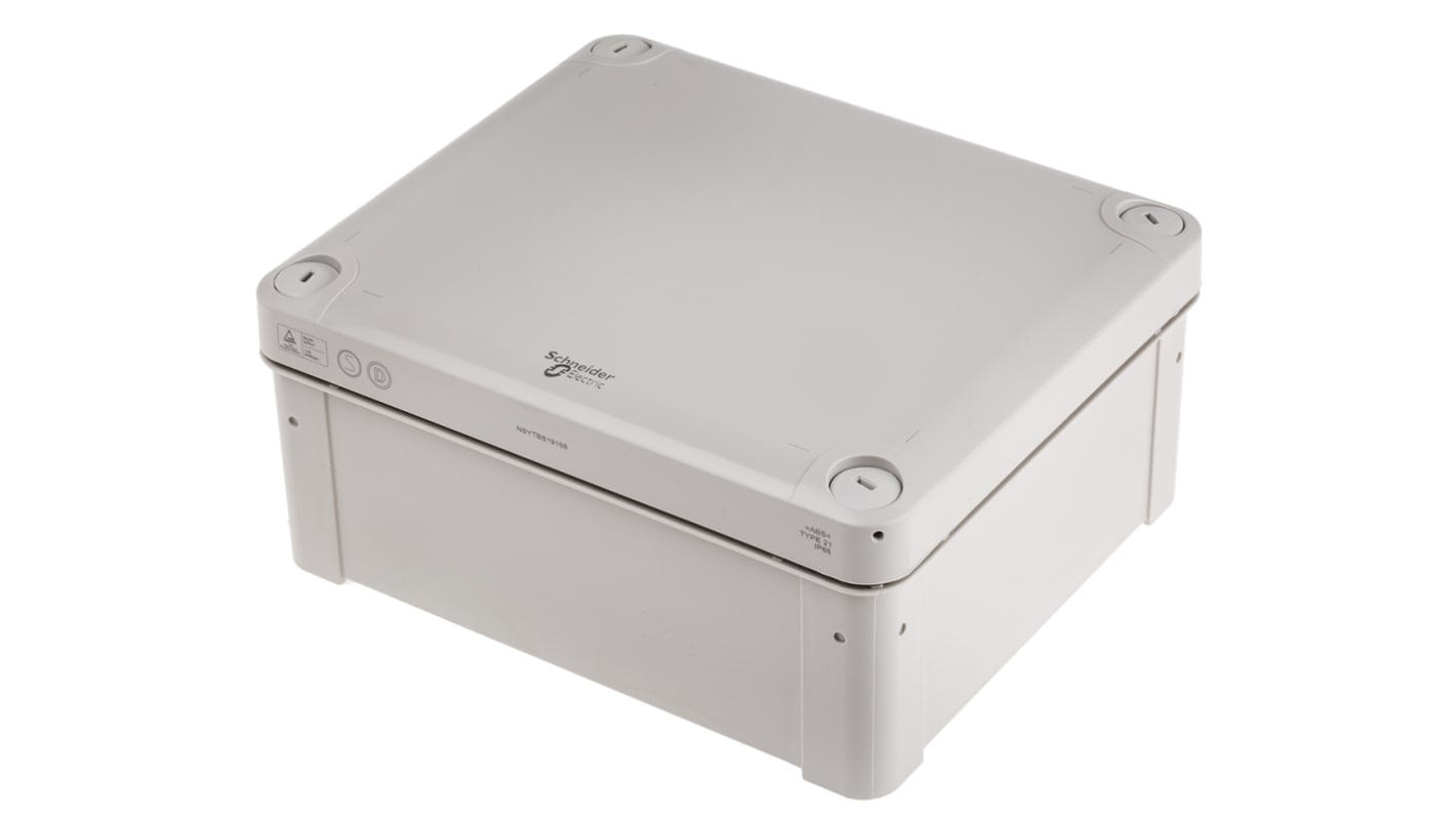 Caja de pared Schneider Electric Thalassa TBS de ABS Gris, , 192 x 164 x 87mm, IP66