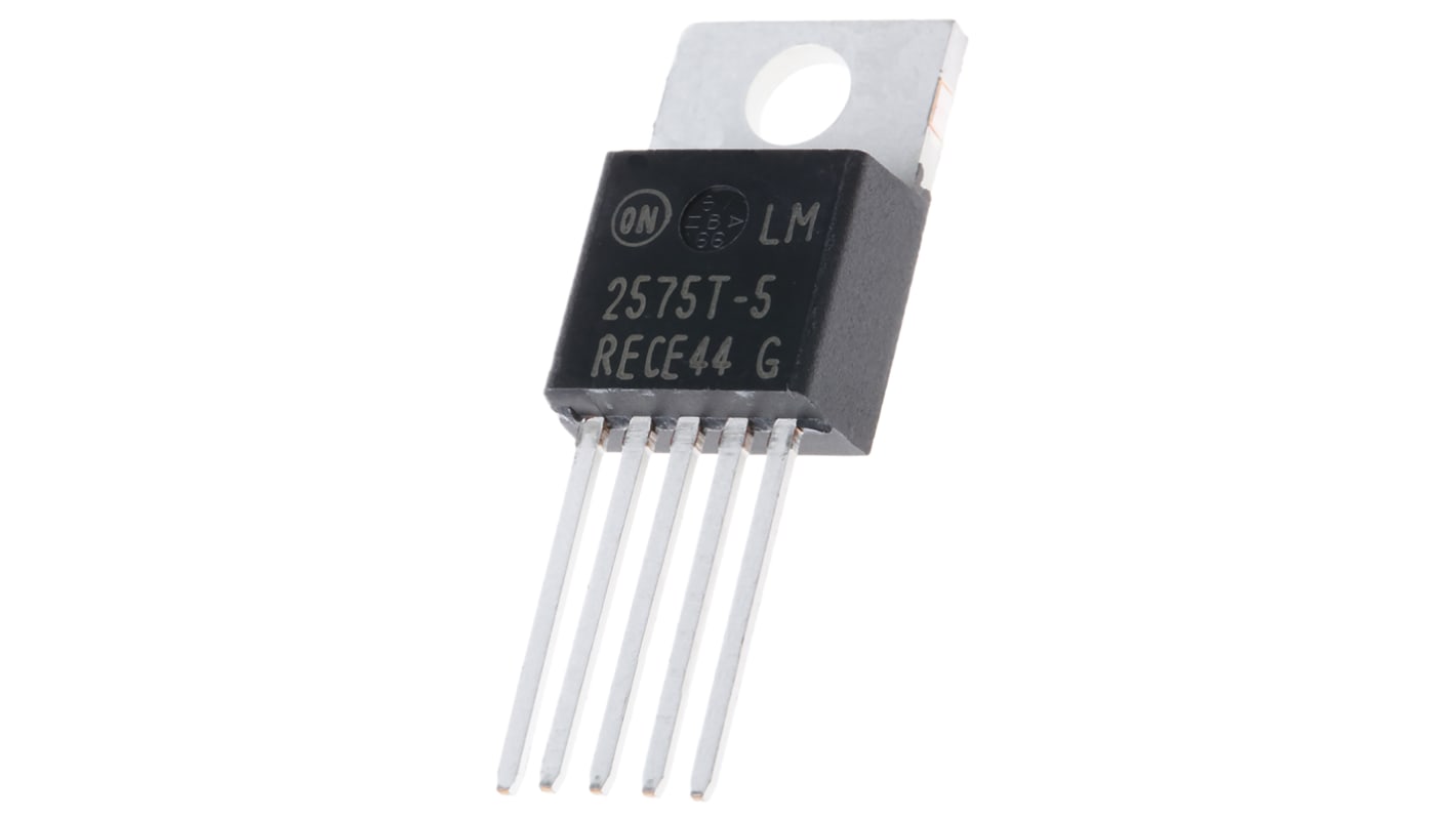 onsemi, LM2575T-5G Step-Down Switching Regulator, 1-Channel 1A 5-Pin, TO-220