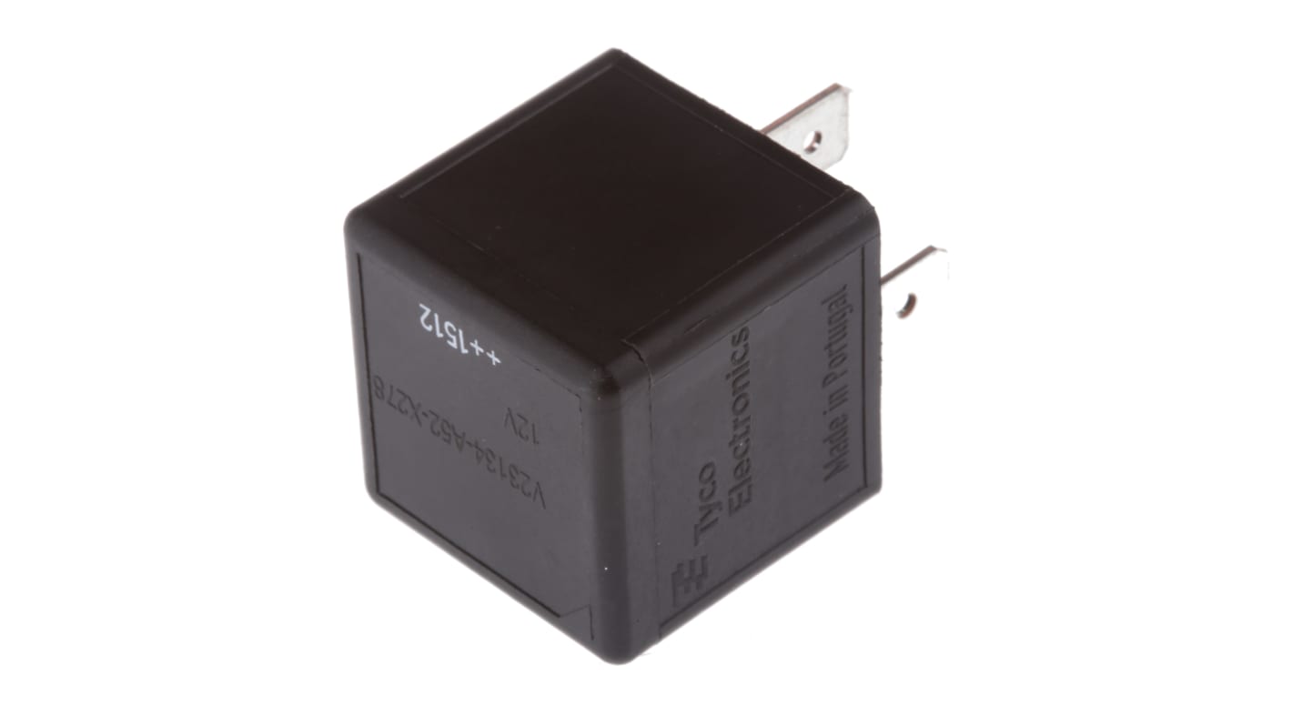 TE Connectivity Autorelæ, 12V dc spole 40A, Indstiksmontering , 1 polet