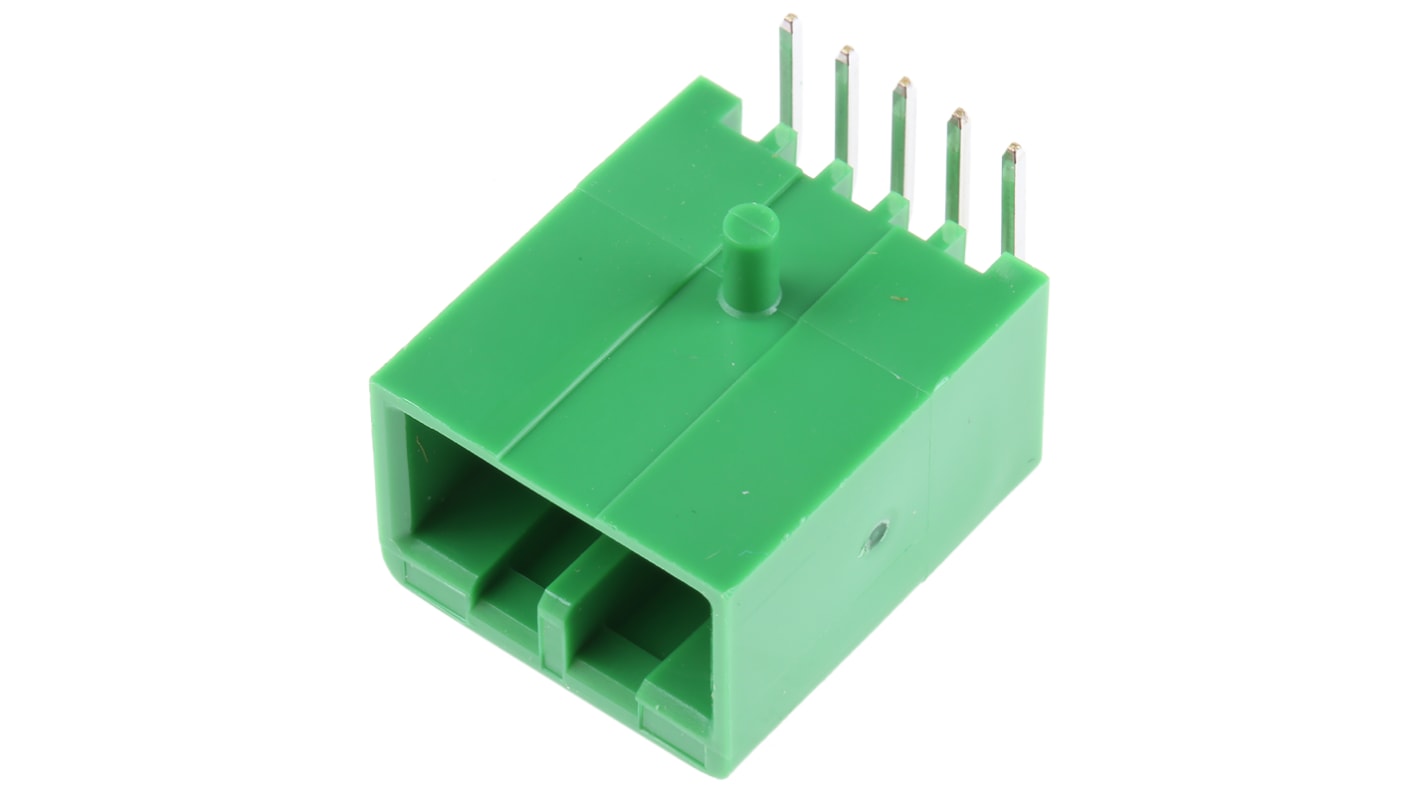 JAE IL-AG5 Series Right Angle Through Hole PCB Header, 5 Contact(s), 2.5mm Pitch, 1 Row(s), Shrouded
