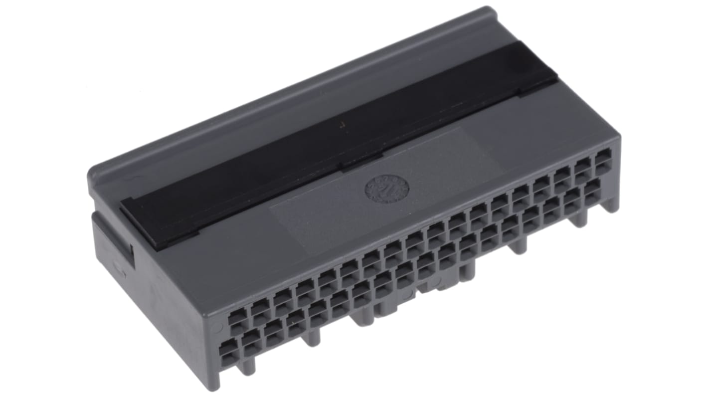 JAE, MX34 Automotive Connector Socket Grey Cable Mount 36 Way MX34036SF1