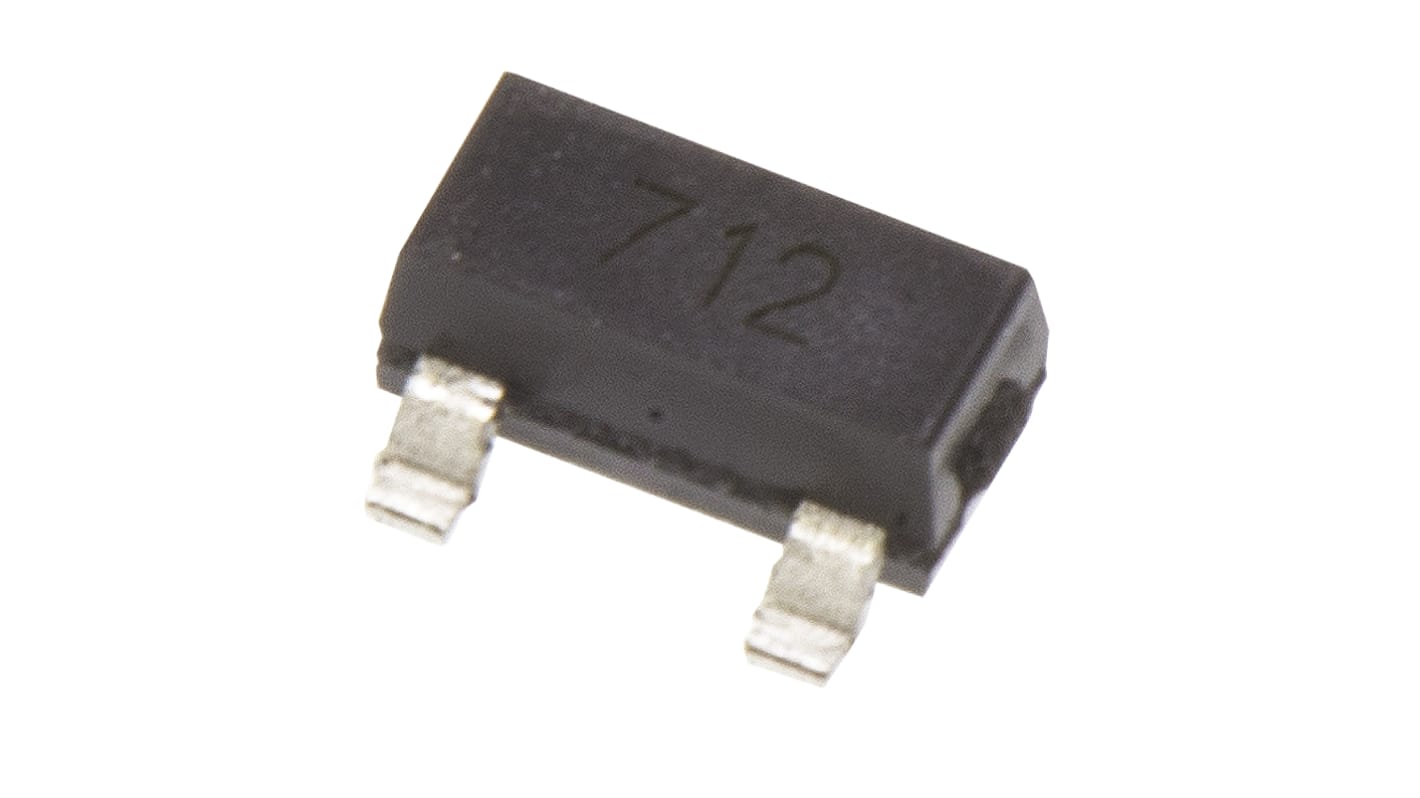 Semtech SM712.TCT, Dual-Element Bi-Directional TVS Diode, 400W, 3-Pin SOT-23