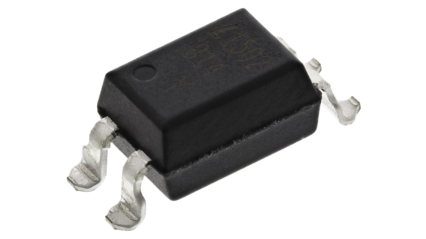 Lite-On, LTV-814S-TA1 AC Input Transistor Output Optocoupler, Surface Mount, 4-Pin SMT