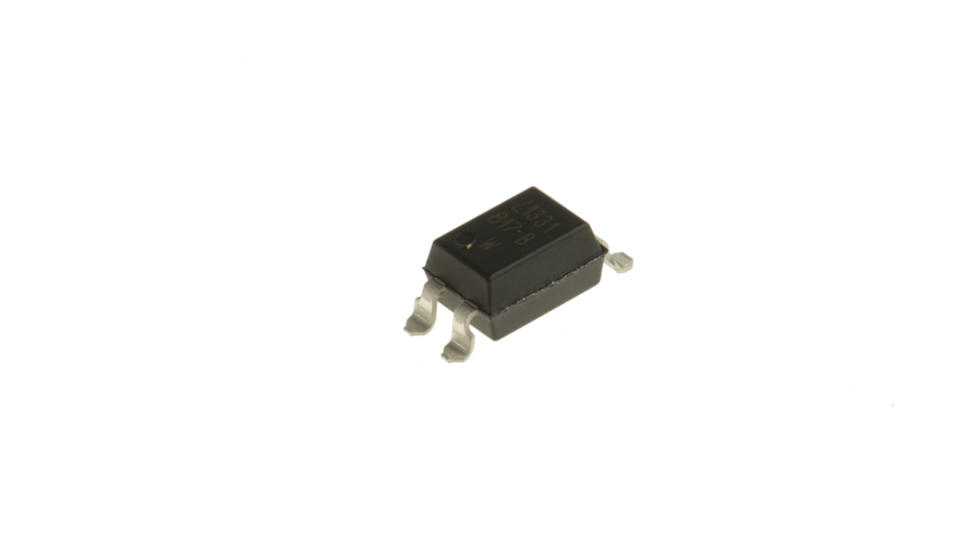 Lite-On, LTV-817S-TA1-B DC Input Transistor Output Optocoupler, Surface Mount, 4-Pin DIP