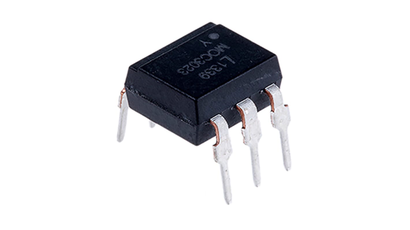 Lite-On, MOC3023 Triac Output Optocoupler, Through Hole, 6-Pin PDIP