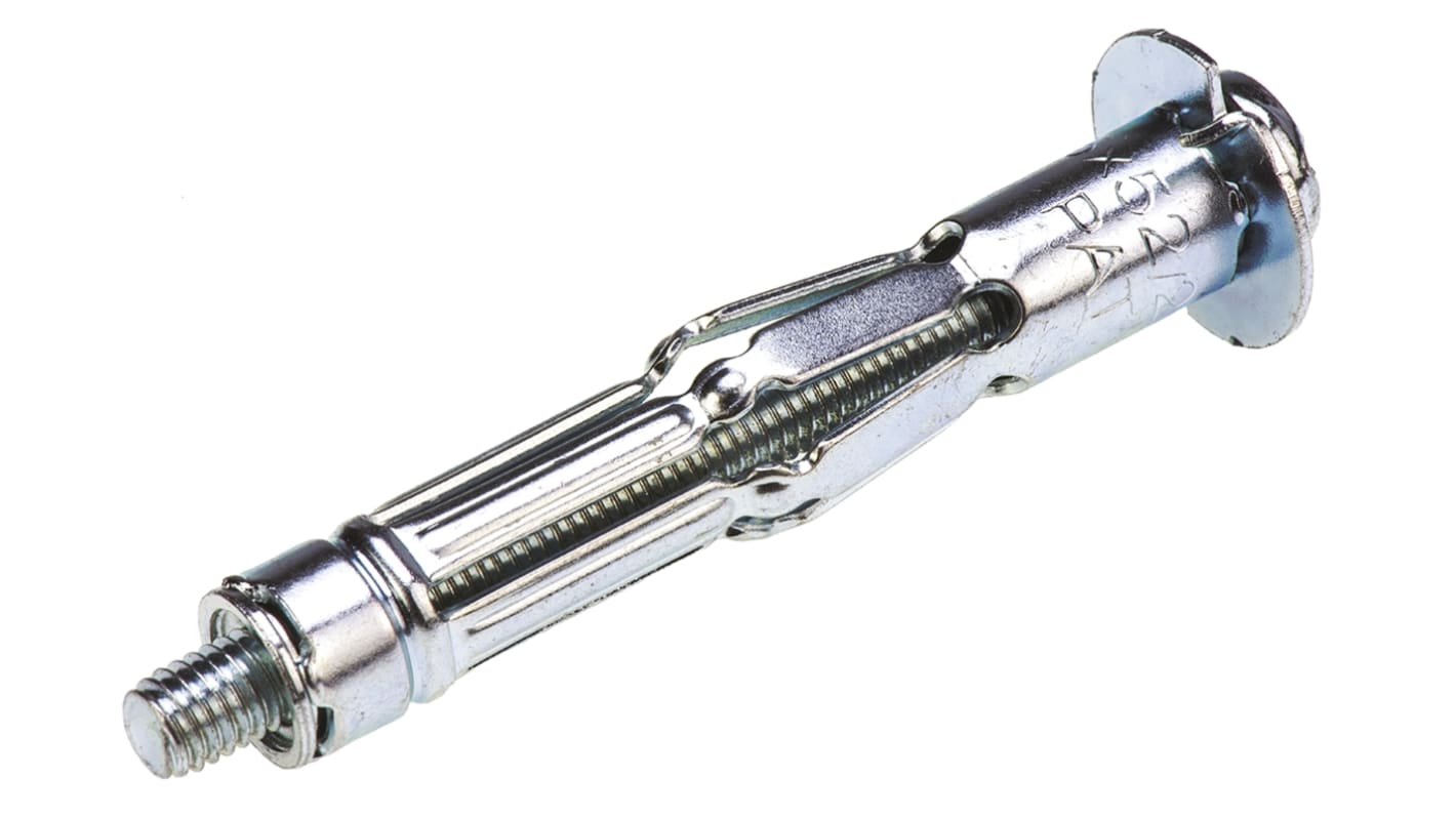 RawlPlug Steel Expanding Bolt Cavity Fixing, 10mm fixing hole diameter