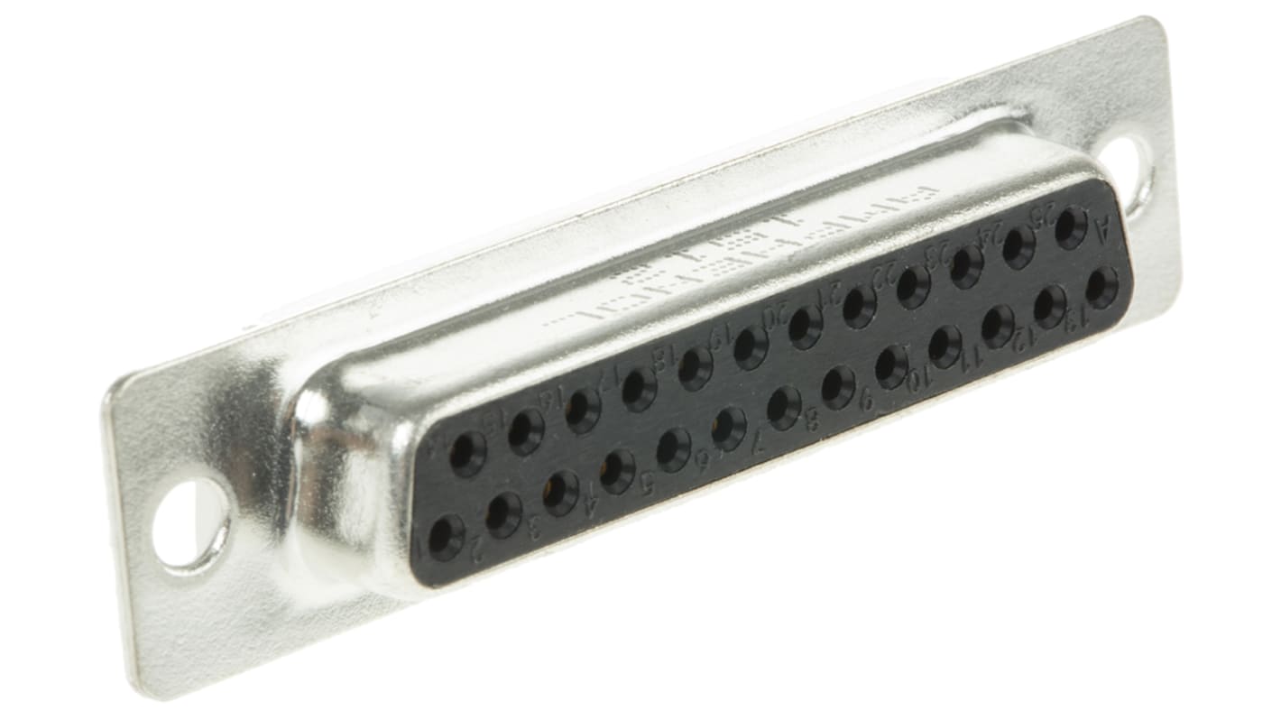 Amphenol ICC SD 25 Way Panel Mount D-sub Connector Socket