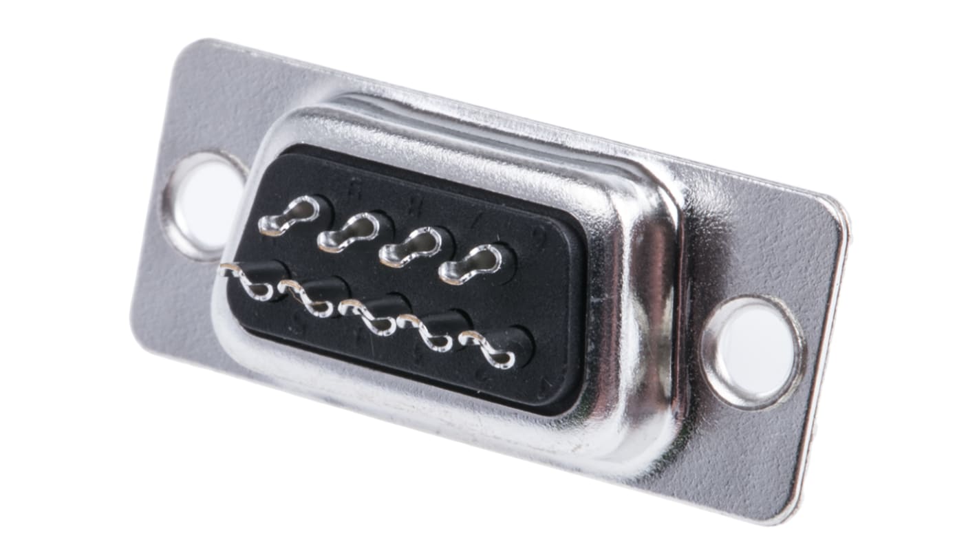 Amphenol Communications Solutions SD 9 Way Panel Mount D-sub Connector Socket
