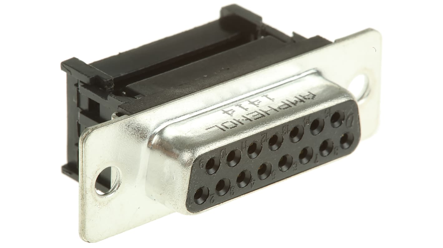 Connettore D-Sub Amphenol Communications Solutions, Femmina, 15 vie, terminazione IDC