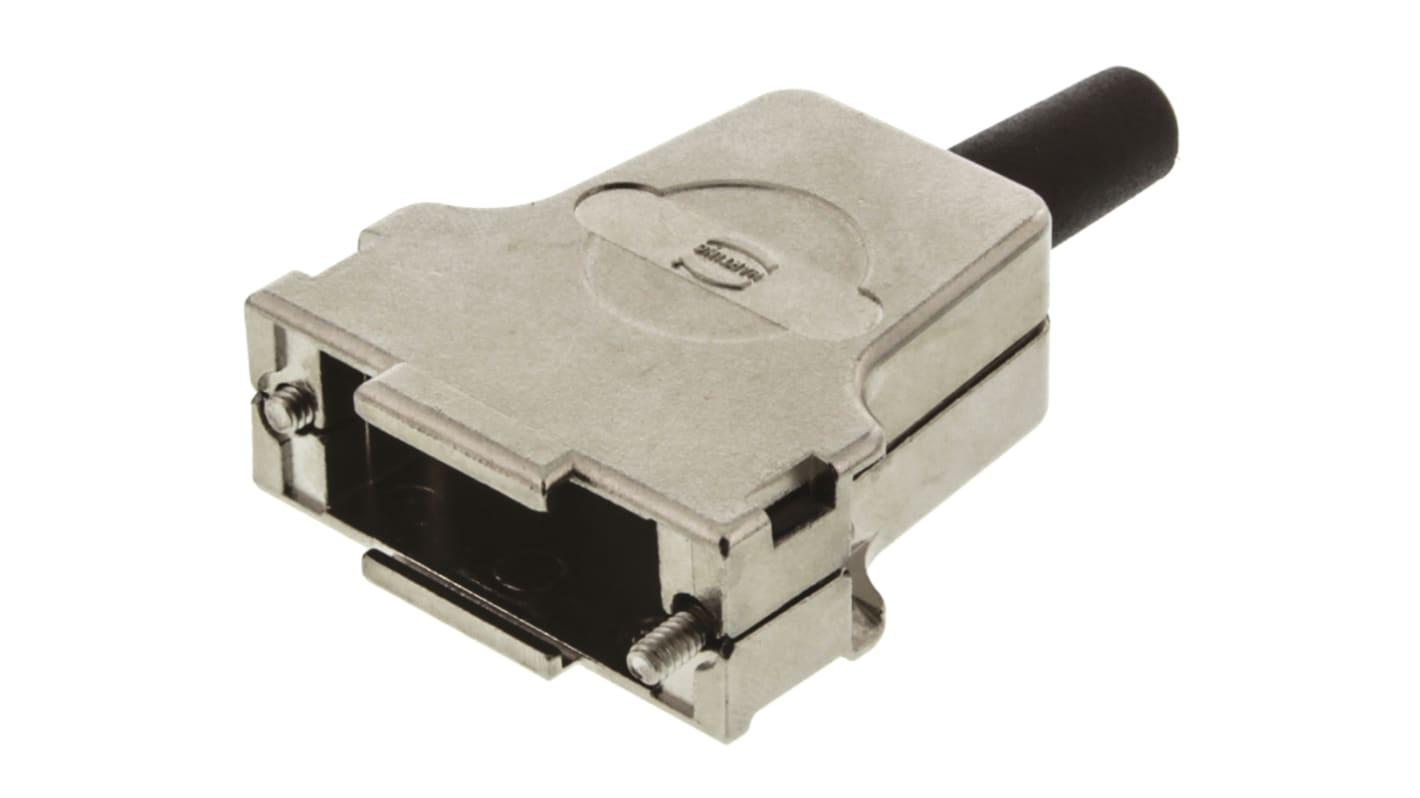 HARTING 15针D-Sub外壳, 金属壳体, 直向, A尺寸