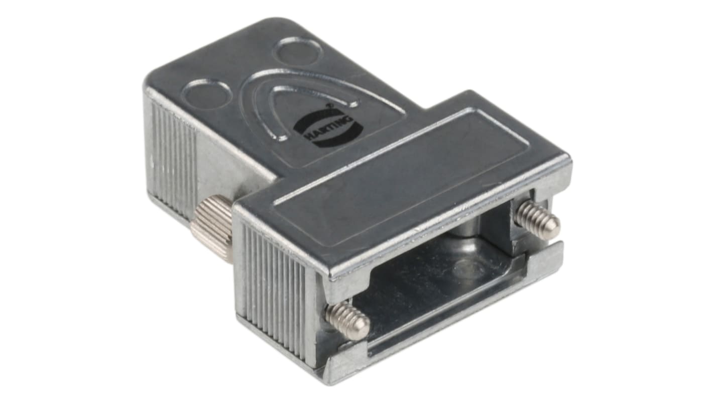 HARTING 9针D-Sub外壳, 金属壳体, 直向, E尺寸