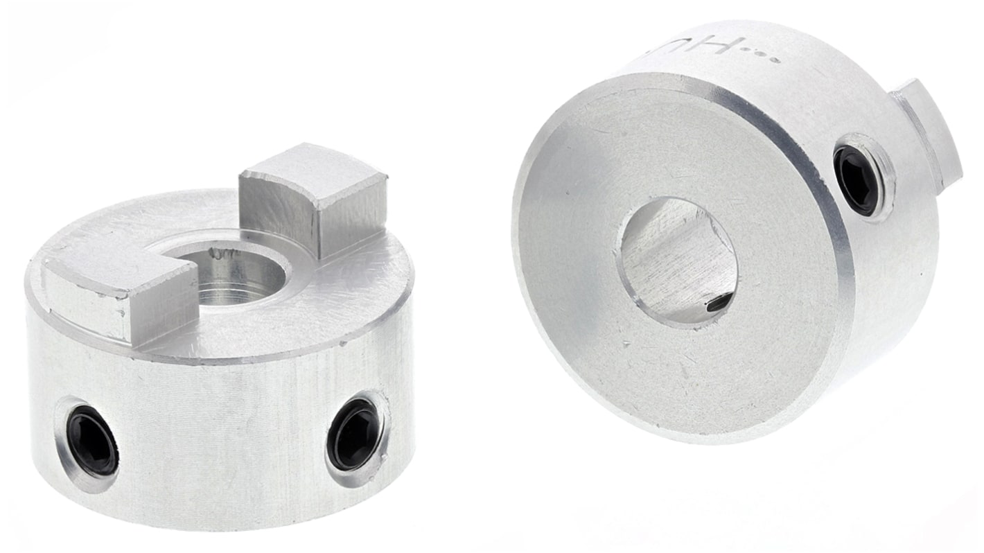 Huco Kupplung, Kreuzschlitzkupplung, Außen-Ø 19mm / Bohrung 6.35mm