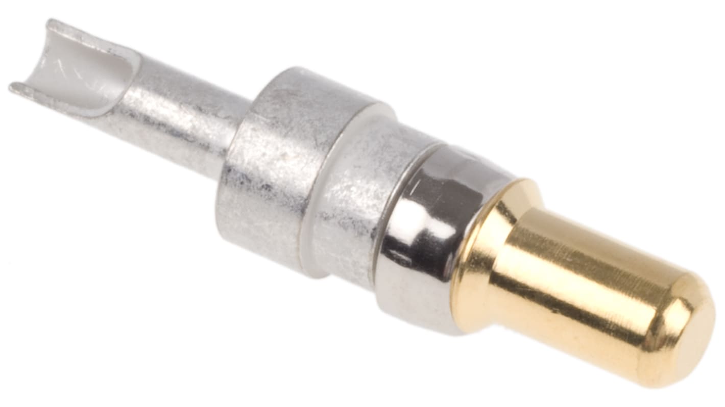 HARTING D-Sub触点, 公插, 焊接端接, 20 → 16 AWG, 10A, 23mm长, 金铜合金, D-Sub Mixed系列