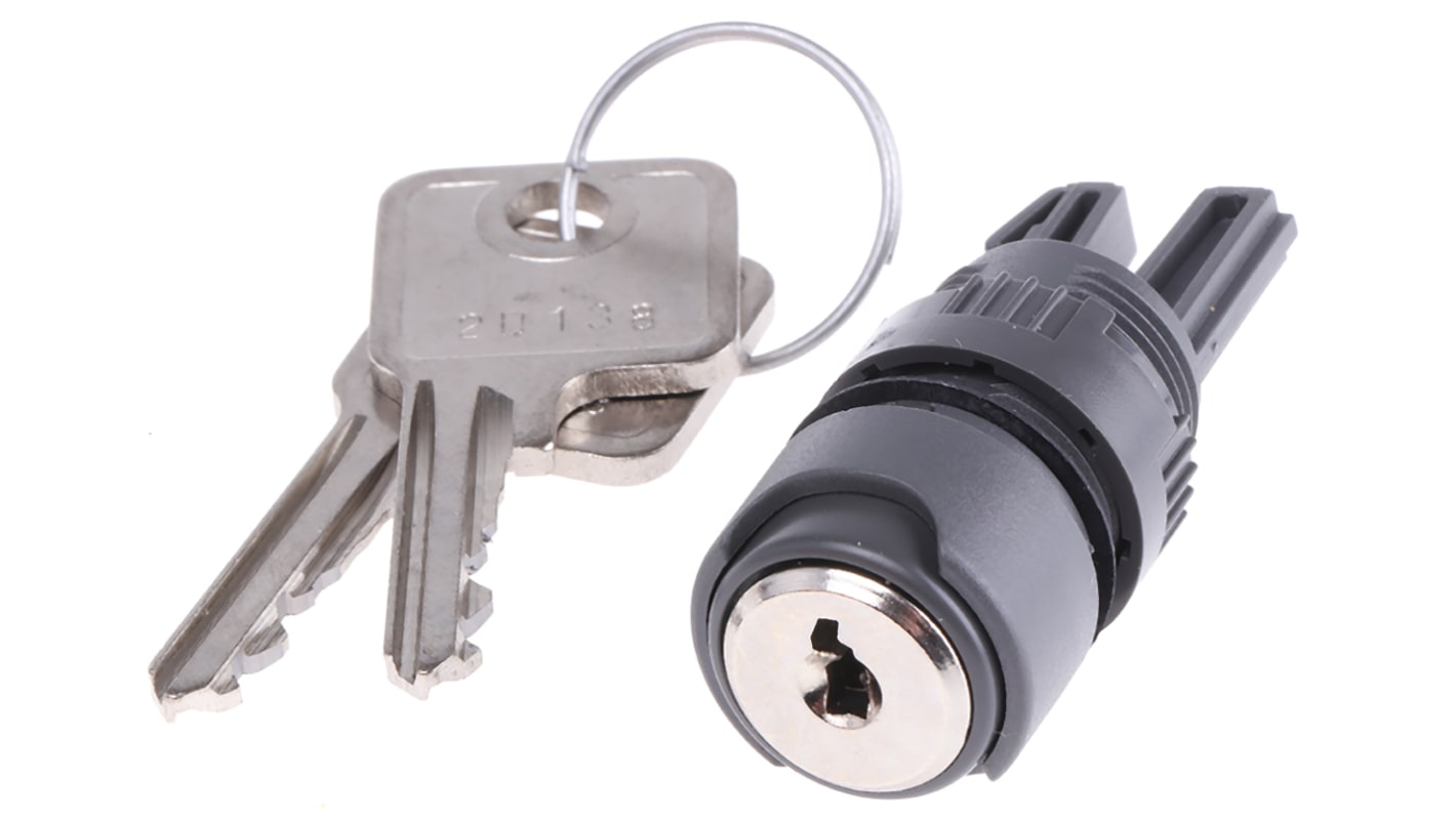APEM 2-position Key Switch Head, Latching