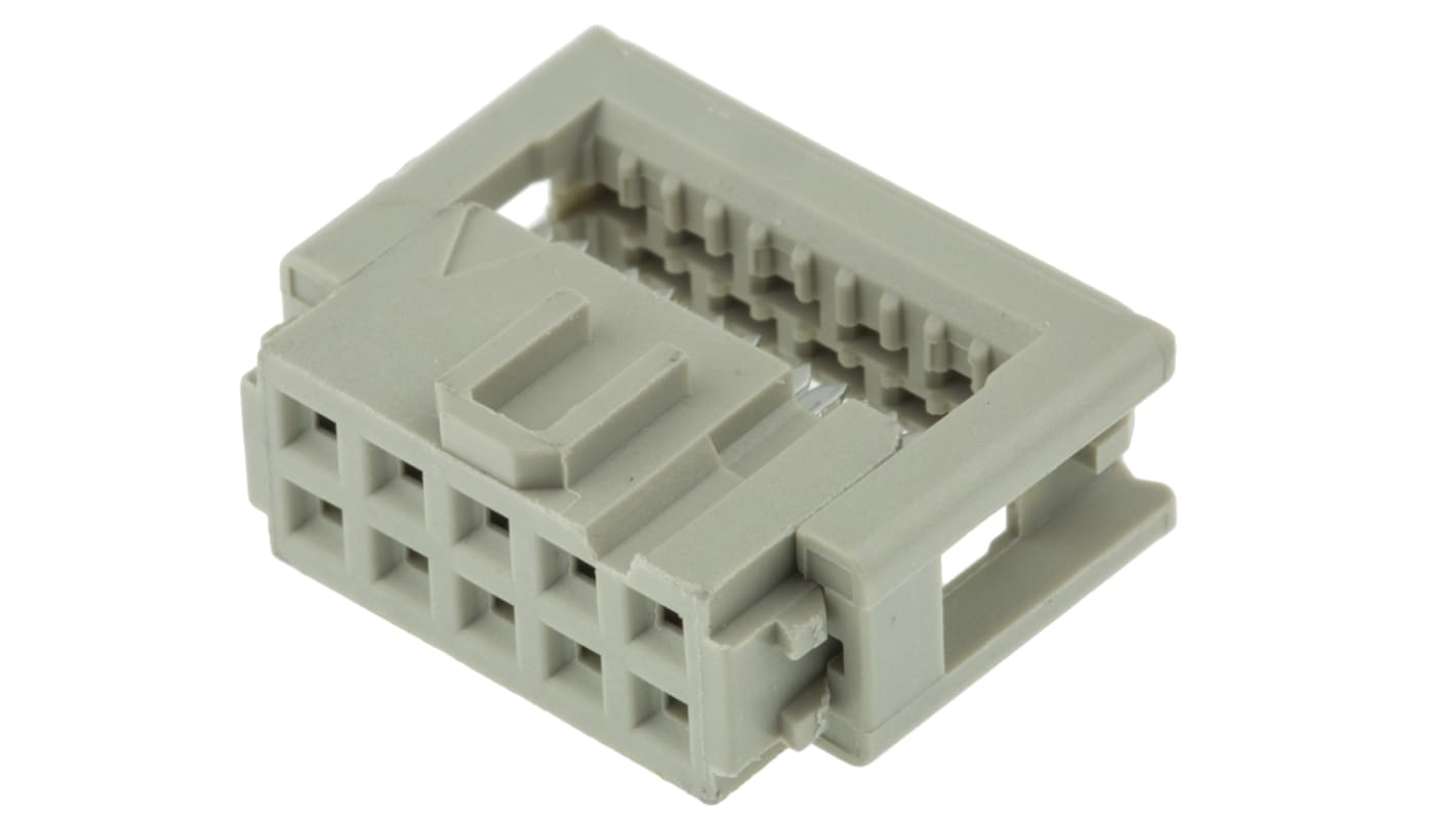 HARTING IDC连接器, 母座, 10p, 2.54mm间距, 2排, 电缆安装, IDC端接, 直角, SEK-18系列