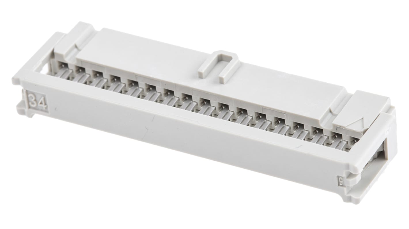 Harting 34-Way IDC Connector Socket for Cable Mount, 2-Row