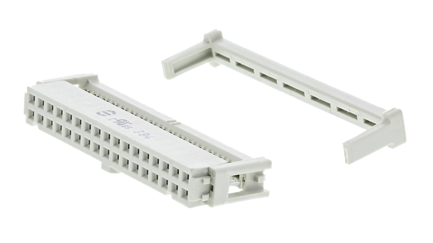 HARTING 34-Way IDC Connector Socket for Cable Mount, 2-Row