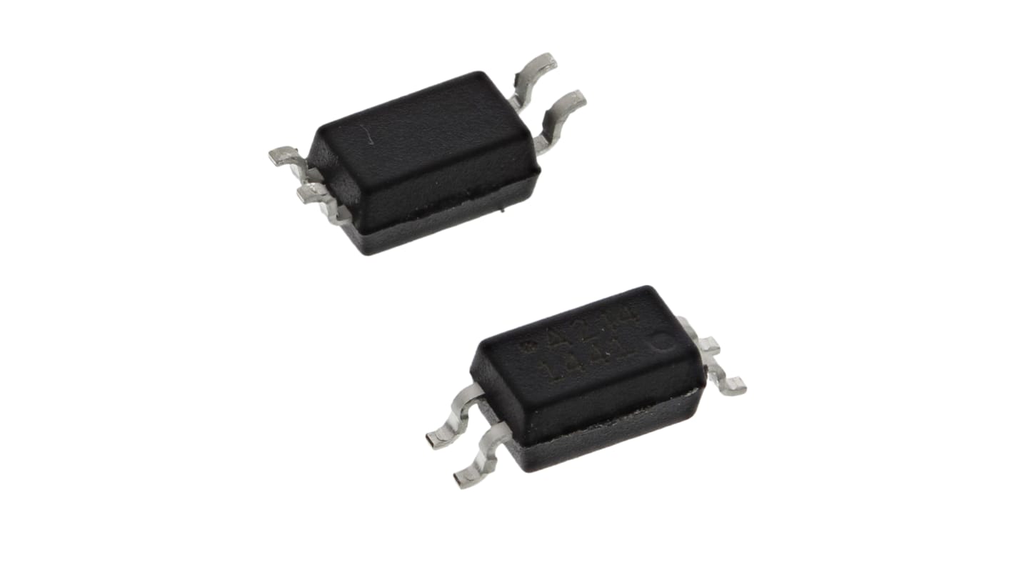 Broadcom, ACPL-214-500E AC Input Transistor Output Optocoupler, Surface Mount, 4-Pin SOIC