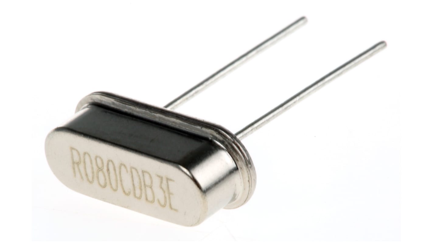 Quarzo RALTRON, 8MHz, ±30ppm, Su foro, 2 pin