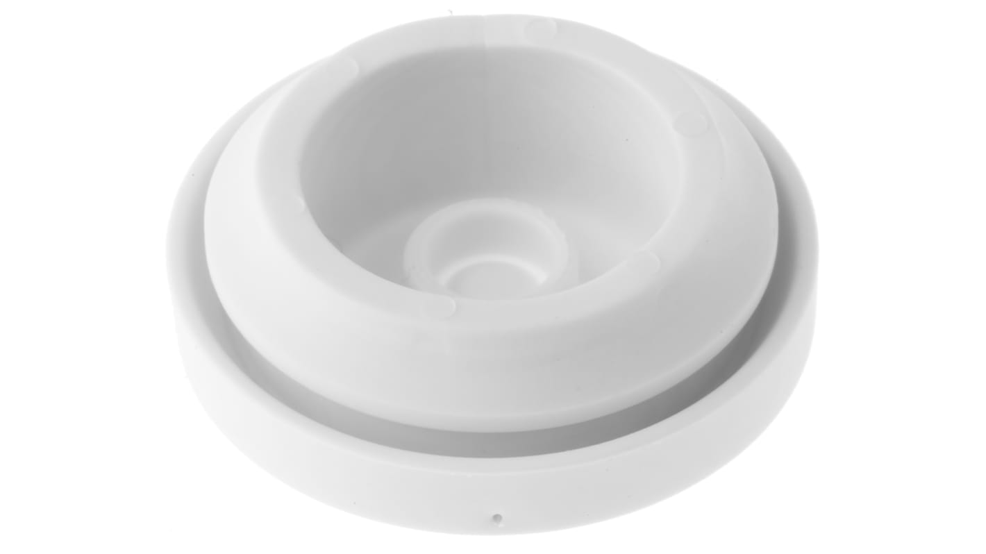 Spelsberg White Thermoplastic 20.5mm Round for 6 → 13mm Cable Dia.