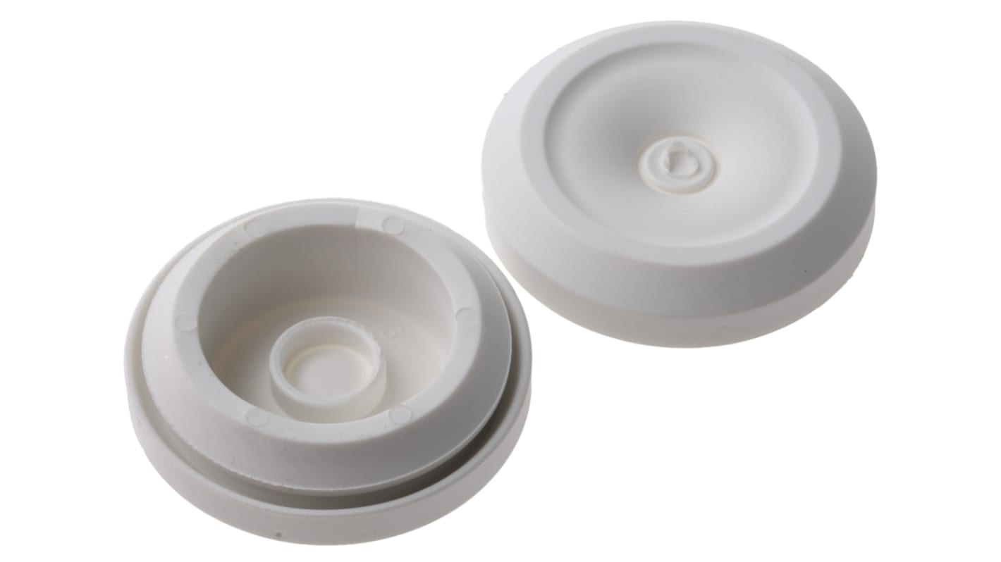 Spelsberg White Thermoplastic 25.5mm Round for 8 → 17mm Cable Dia.