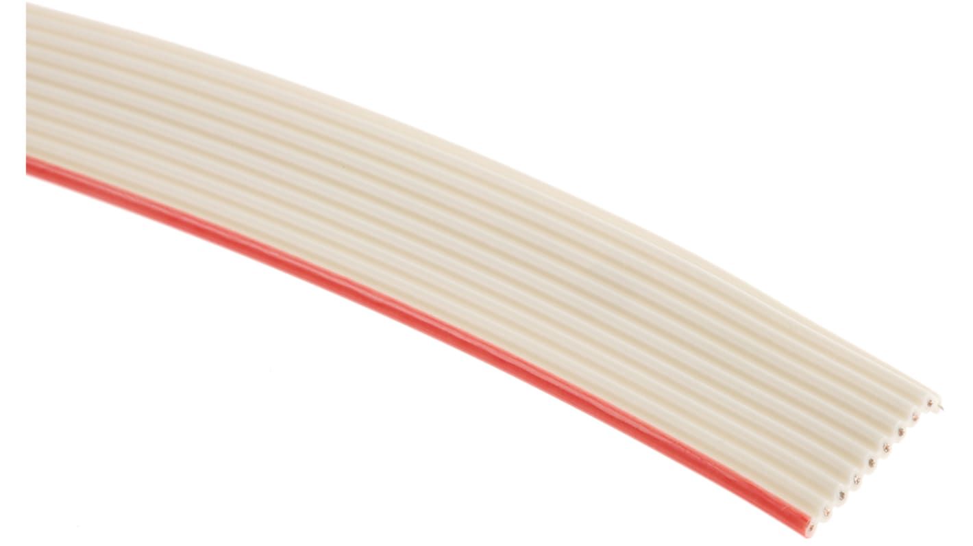 HARTING Flat Ribbon Cable, 10-Way, 1.27mm Pitch, 30m Length