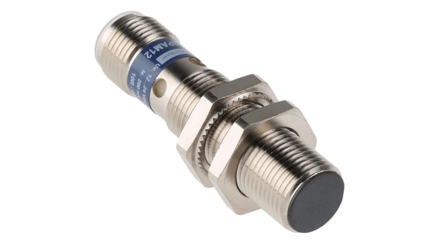 Telemecanique Sensors Inductive Barrel Proximity Sensor, M12, 4 mm Detection, PNP NO, 10 → 36 V dc