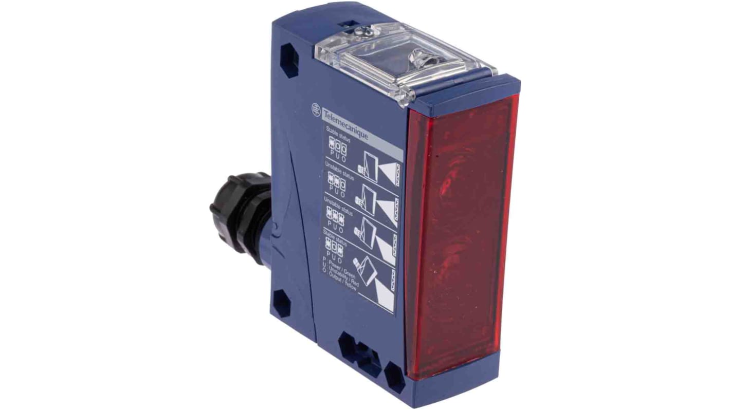 Rs-Online Sensore fotoelettrico Rettangolare Telemecanique Sensors a retroriflessione rilevamento 11 m uscita Relè