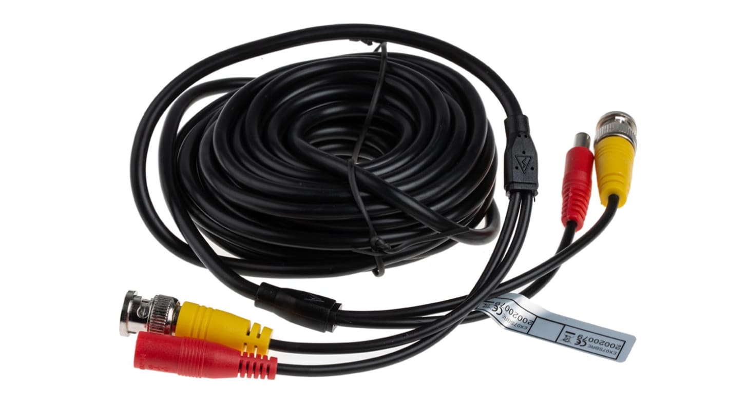 RS PRO Cable CCTV Cable for use with CCTV Cameras, Recorders, DVRs, Monitors