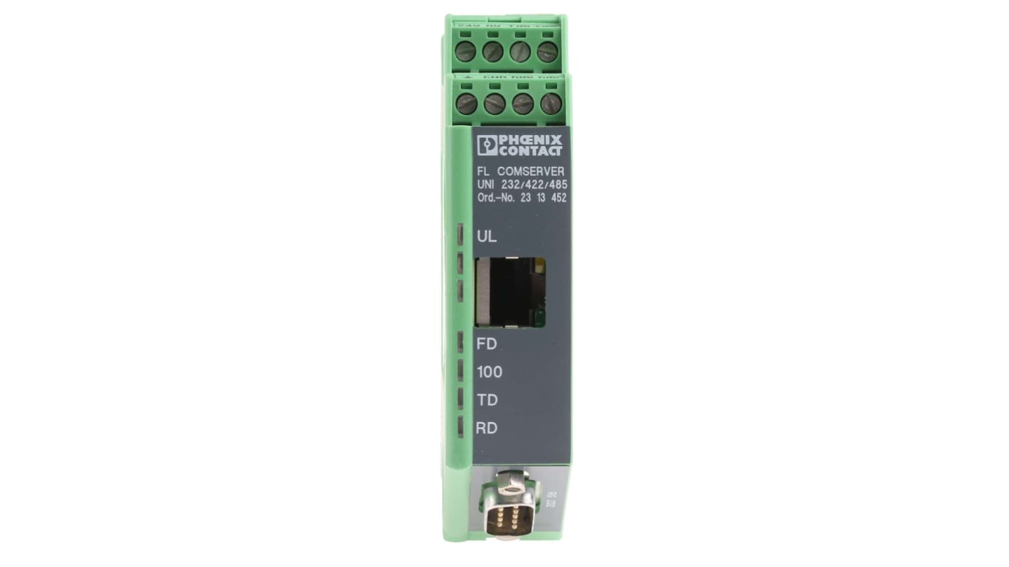 Phoenix Contact FL COMSERVER UNI 232/422/485 Series Interface Converter, 19.2 → 28.8 V ac/dc