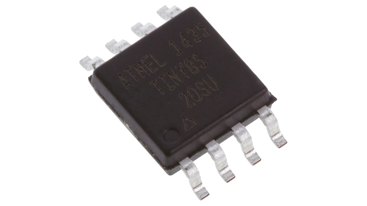 Microchip Mikrocontroller ATtiny AVR 8bit SMD 8 KB, 512 B EIAJ SOIC 8-Pin 20MHz 512 B RAM