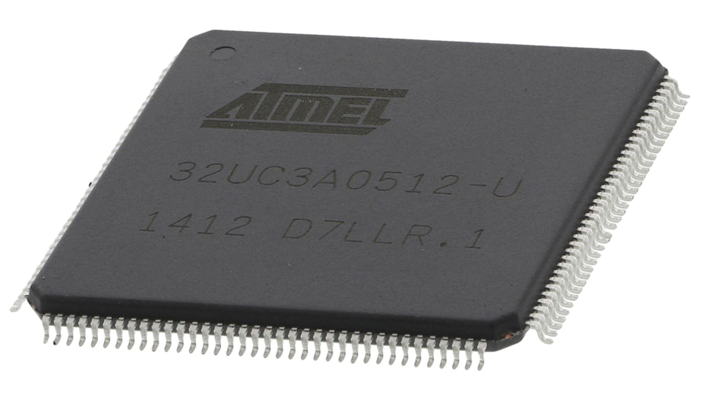 Atmel, 32bit AVR, AT32 Microcontroller, 66MHz, 512 kB Flash, 144-Pin LQFP