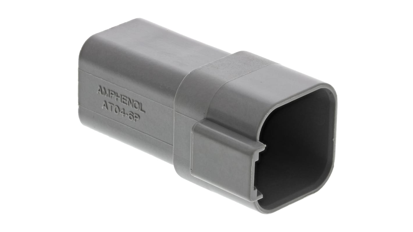 Amphenol Industrial, AT Automotive Connector Socket Cable Mount 6 Way AT04-6P