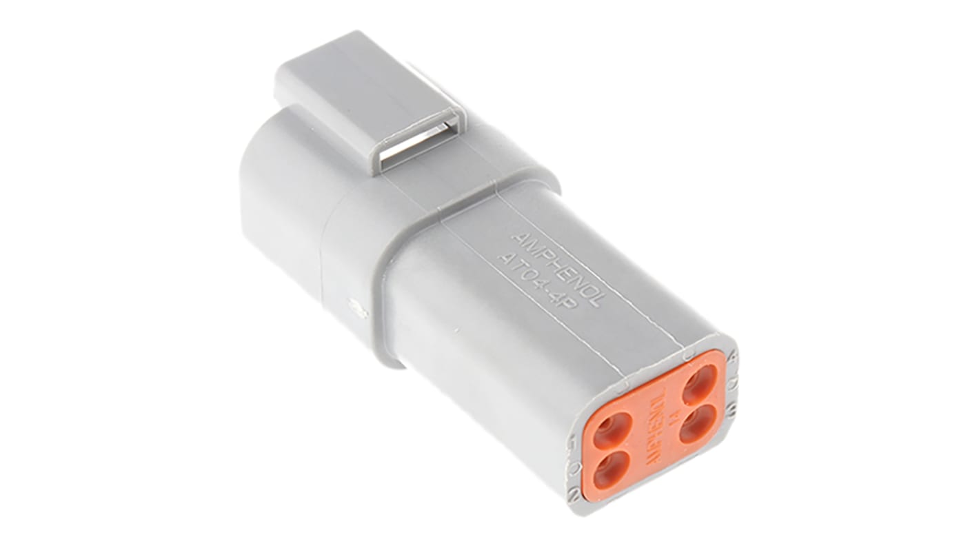 Amphenol Industrial, AT Automotive Connector Socket Cable Mount 4 Way AT04-4P