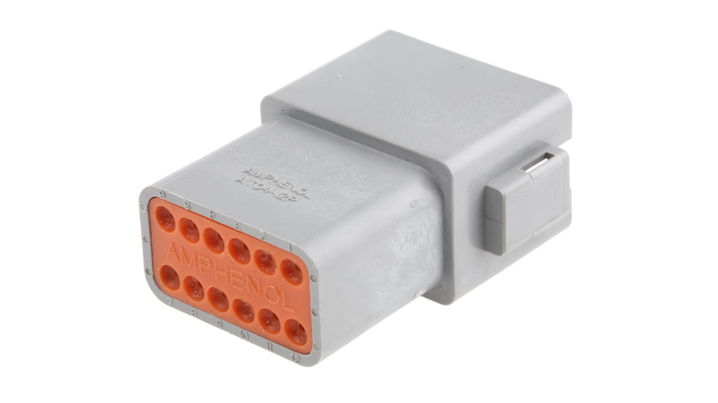 Amphenol Industrial AT, 12P Connecteur automobile Femelle type Connecteur d'alimentation