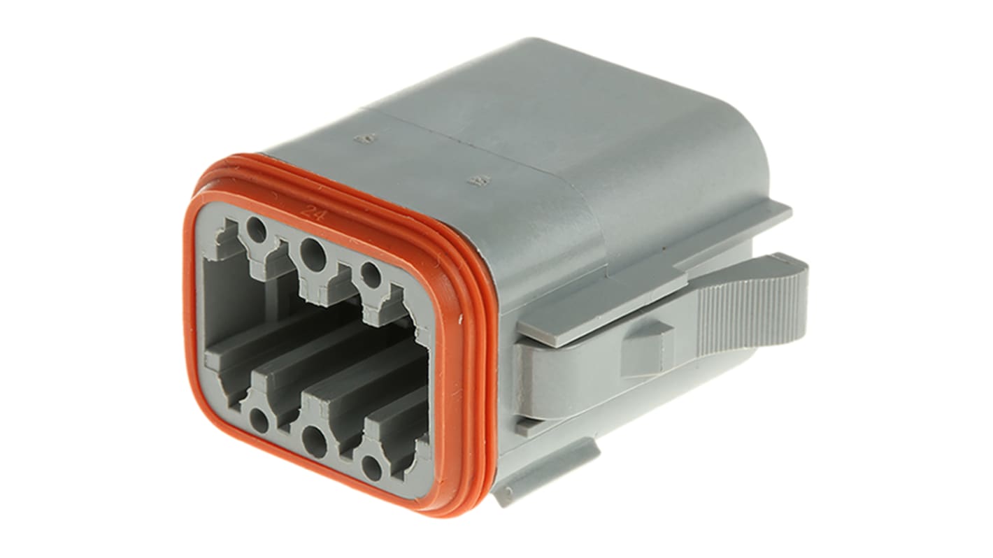 Connettore automotive Amphenol Industrial, Maschio, 8 vie, Montaggio su cavo