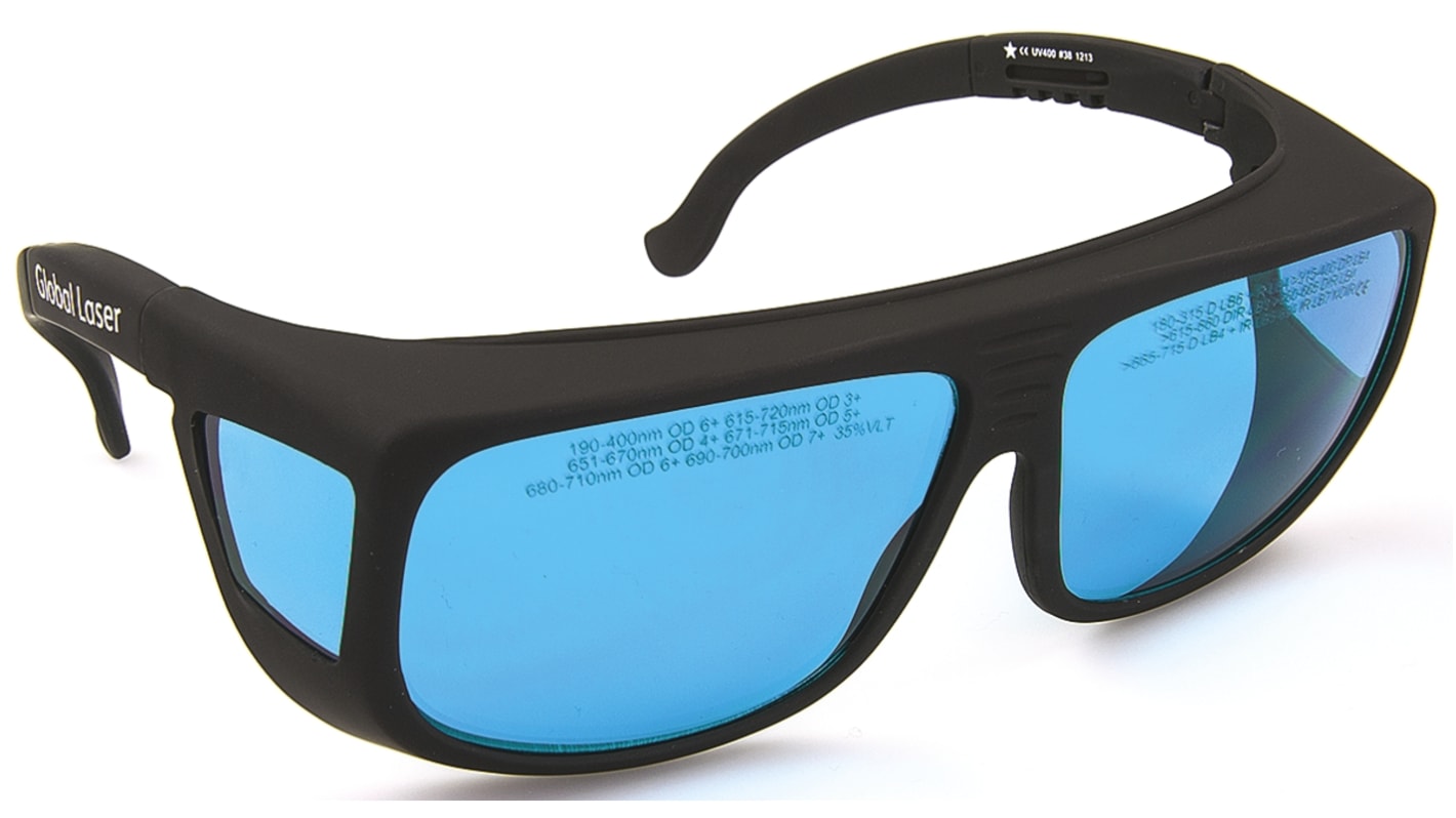 Global Laser Schutzbrille Überbrille Linse Blau