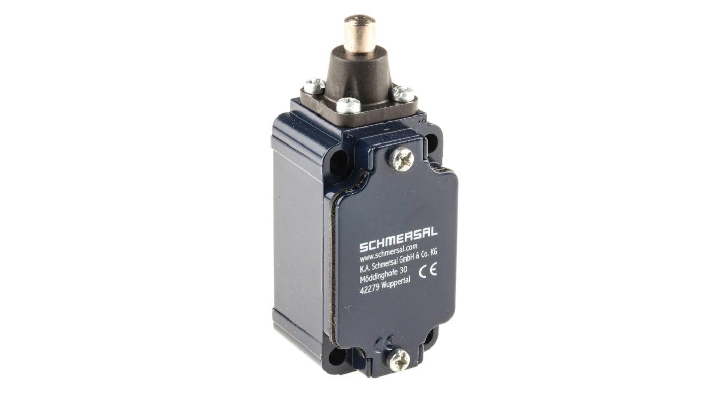 Schmersal EX-ZS 335 Series Plunger Interlock Switch, NO/NC, IP67, DP, Metal Housing, 230V ac ac Max