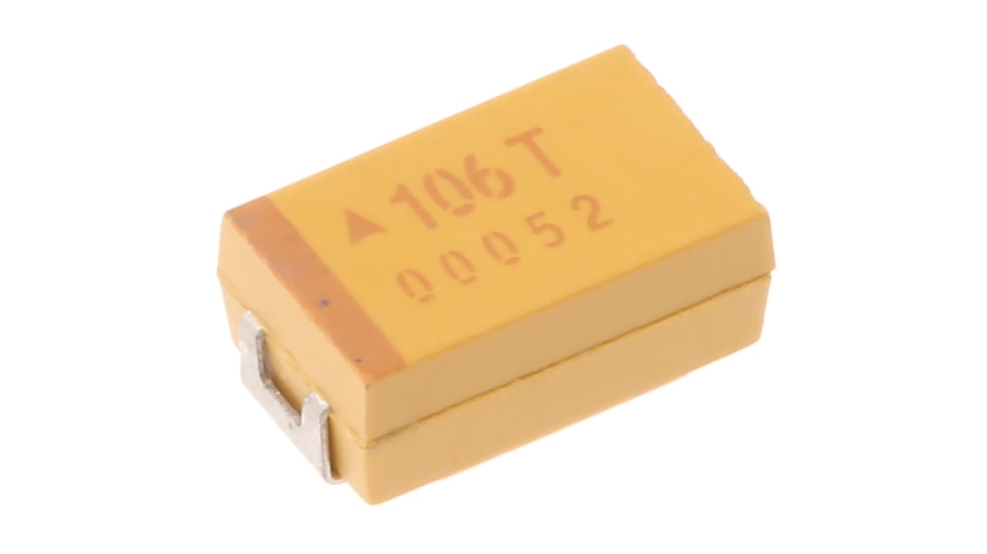 KYOCERA AVX 10μF MnO2 Tantalum Capacitor 50V dc, TAJ Series