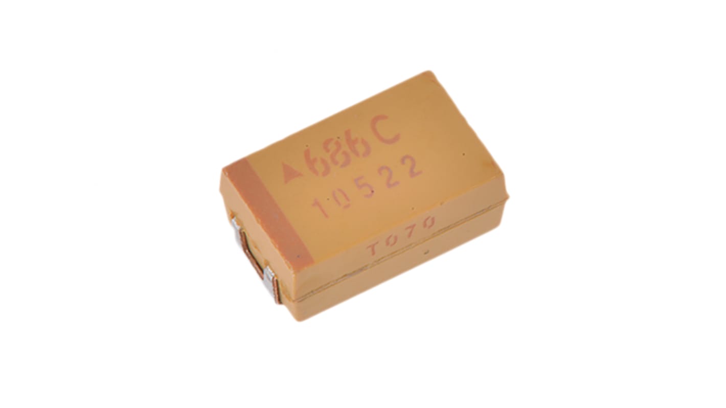 KYOCERA AVX タンタルコンデンサ,68μF,16V dc,7343-31,TPSD686K016R0070