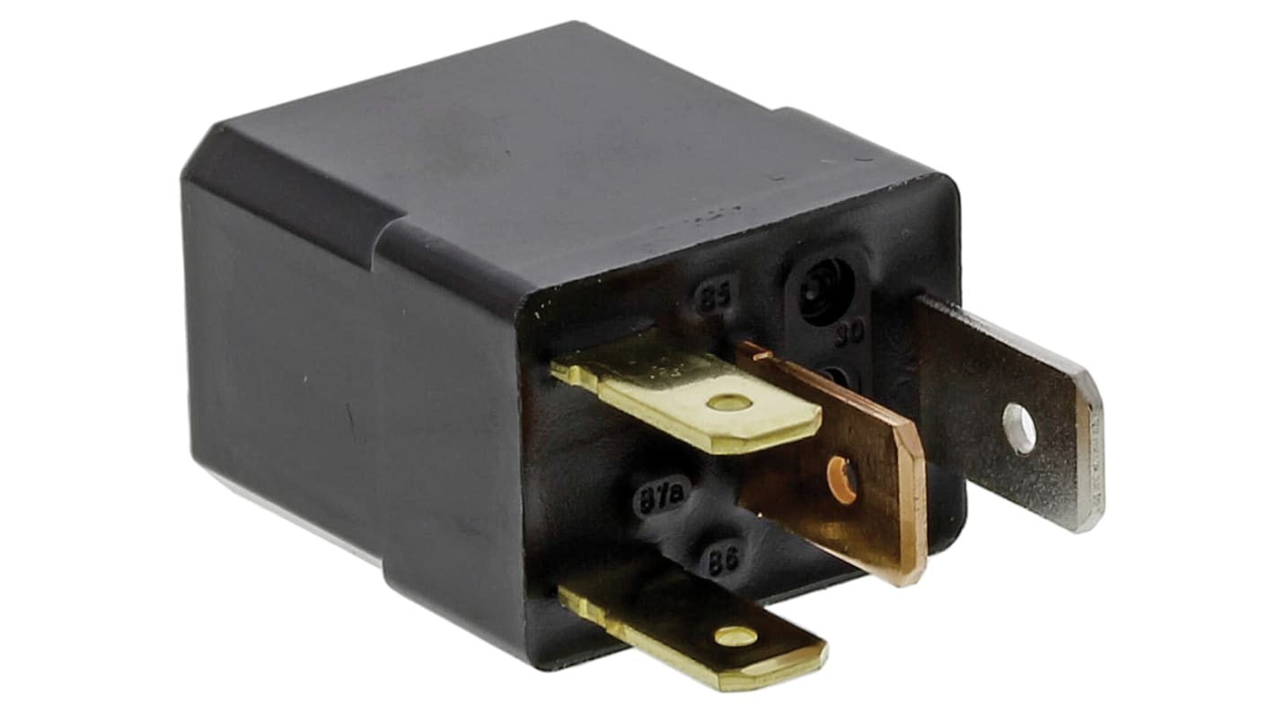 Panasonic 汽车继电器, 12V 直流, 35A, SPST, 插入式式, 1极