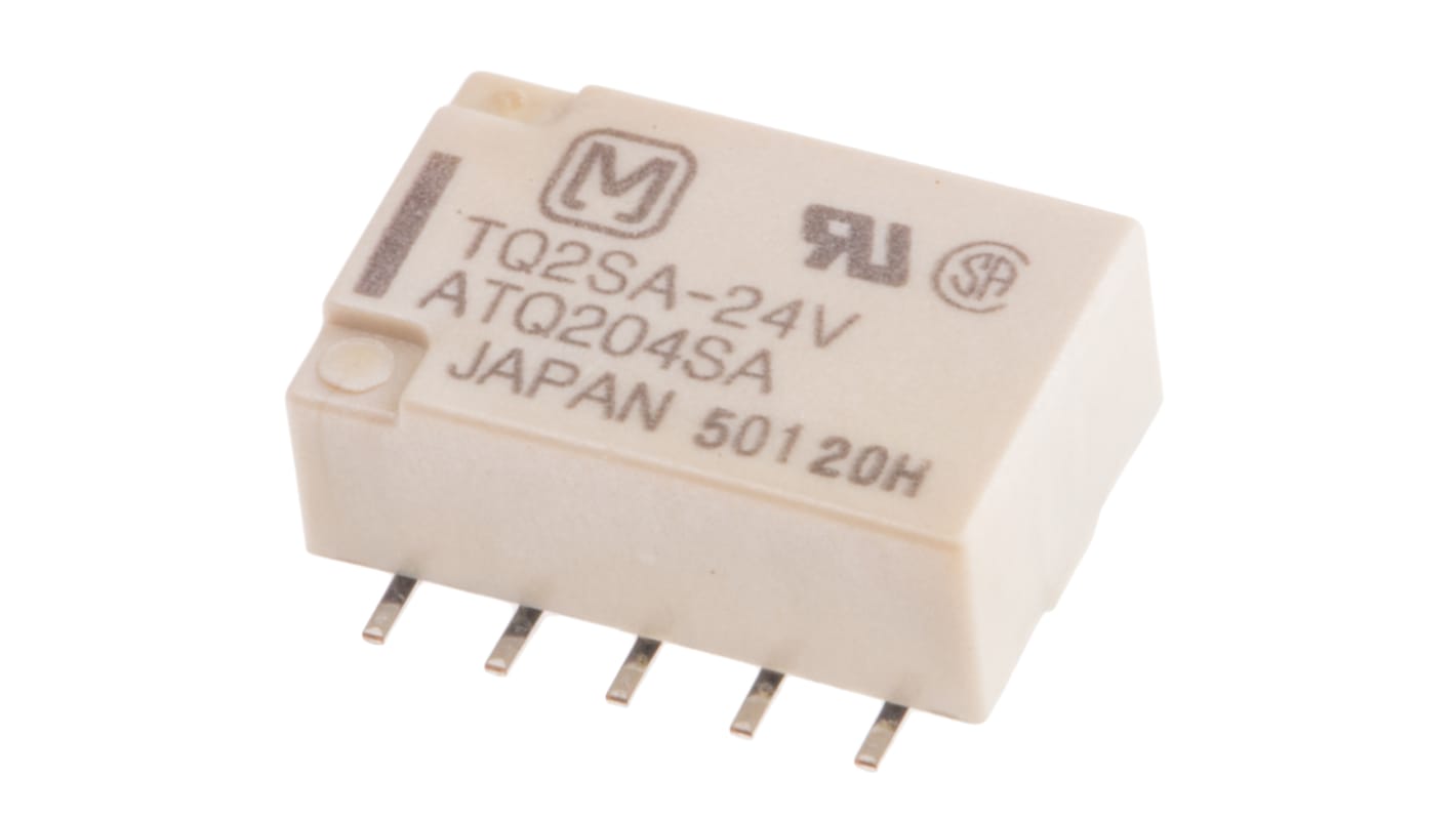 パナソニック シグナルリレー, 24V dc, SPDT, 表面実装, TQ2SA-24V