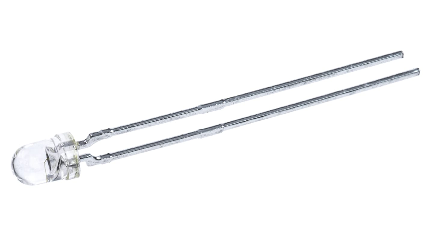 Vishay 赤外線発光ダイオード, 940nm, 3 mm 砲弾型 (T-1), 40mW