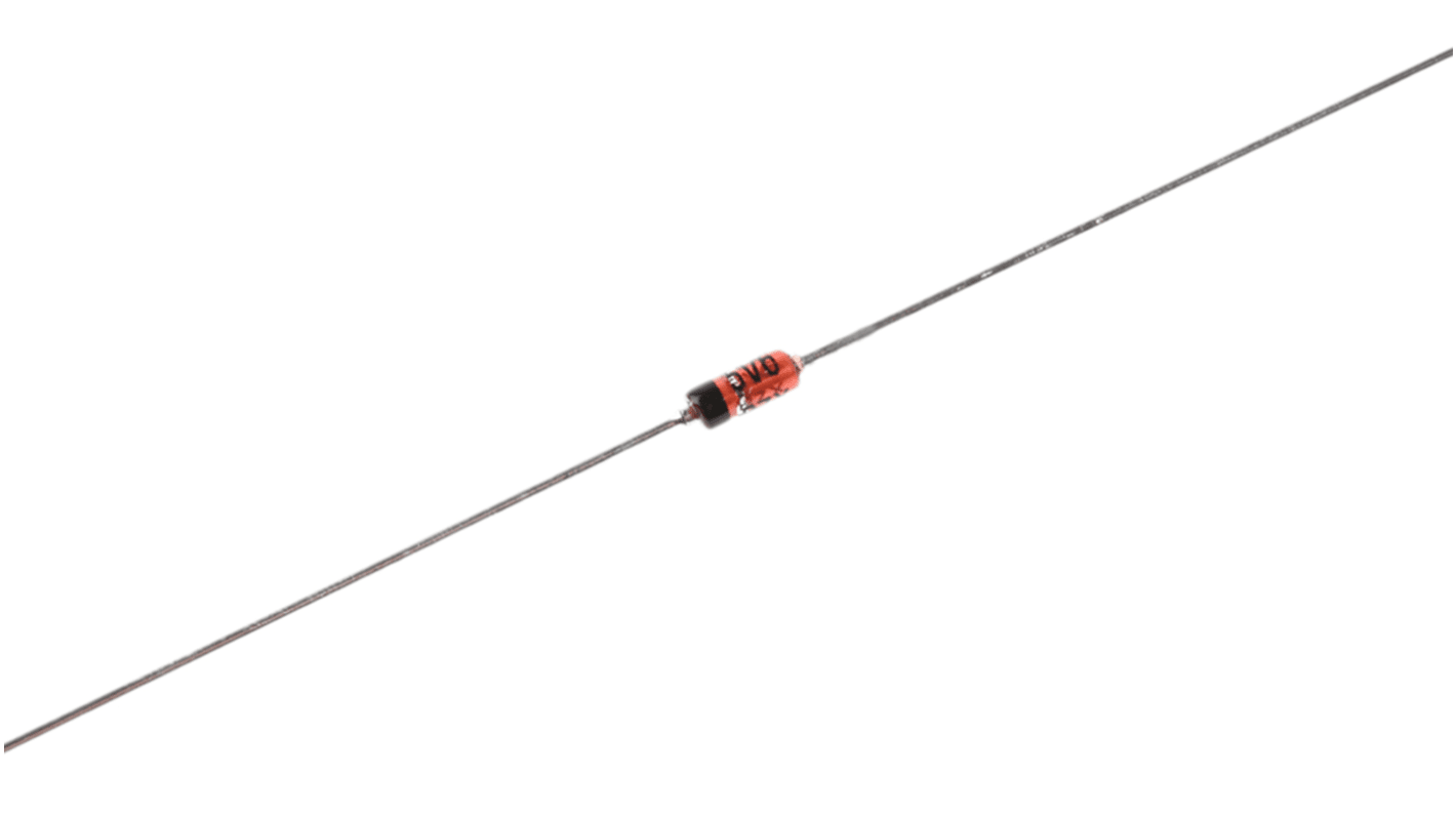 Vishay, 5.6V Zener Diode 7% 500 mW Through Hole 2-Pin DO-35